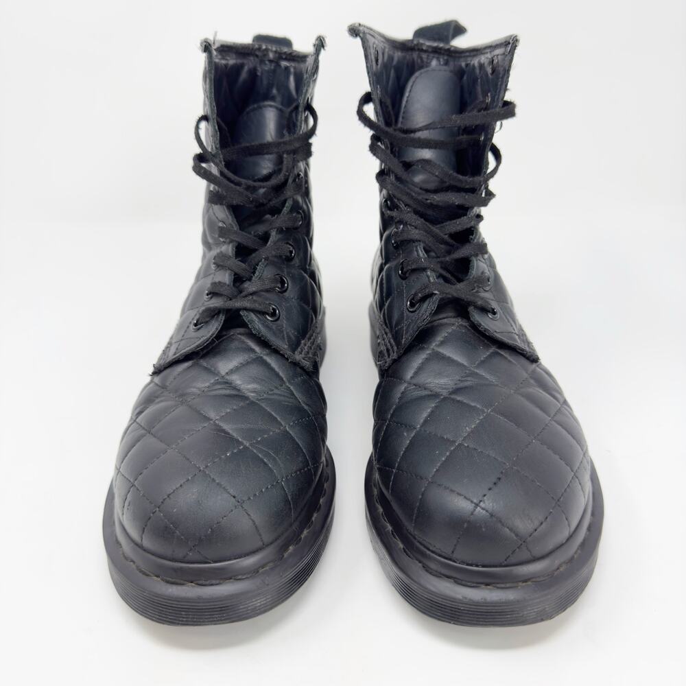 Dr. Marten's Quilted Black Leather Coralie Boot 39EU / 8W - Picture 3 of 8